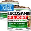 2 Pack Glucosamine for Dogs With Chondroitin Joint Pain Relief Made in USA